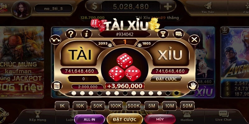 Tài xỉu online là game trực tuyến hấp dẫn